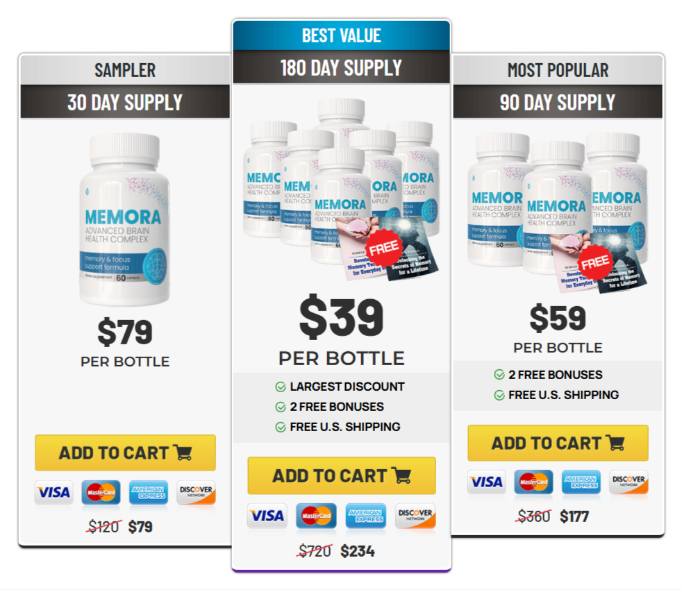 Memora-Pricing