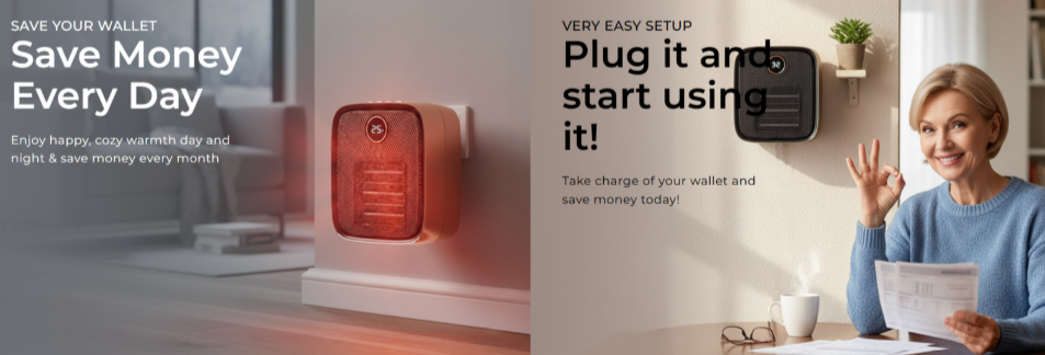 CosyJet Compact Heater Benefits