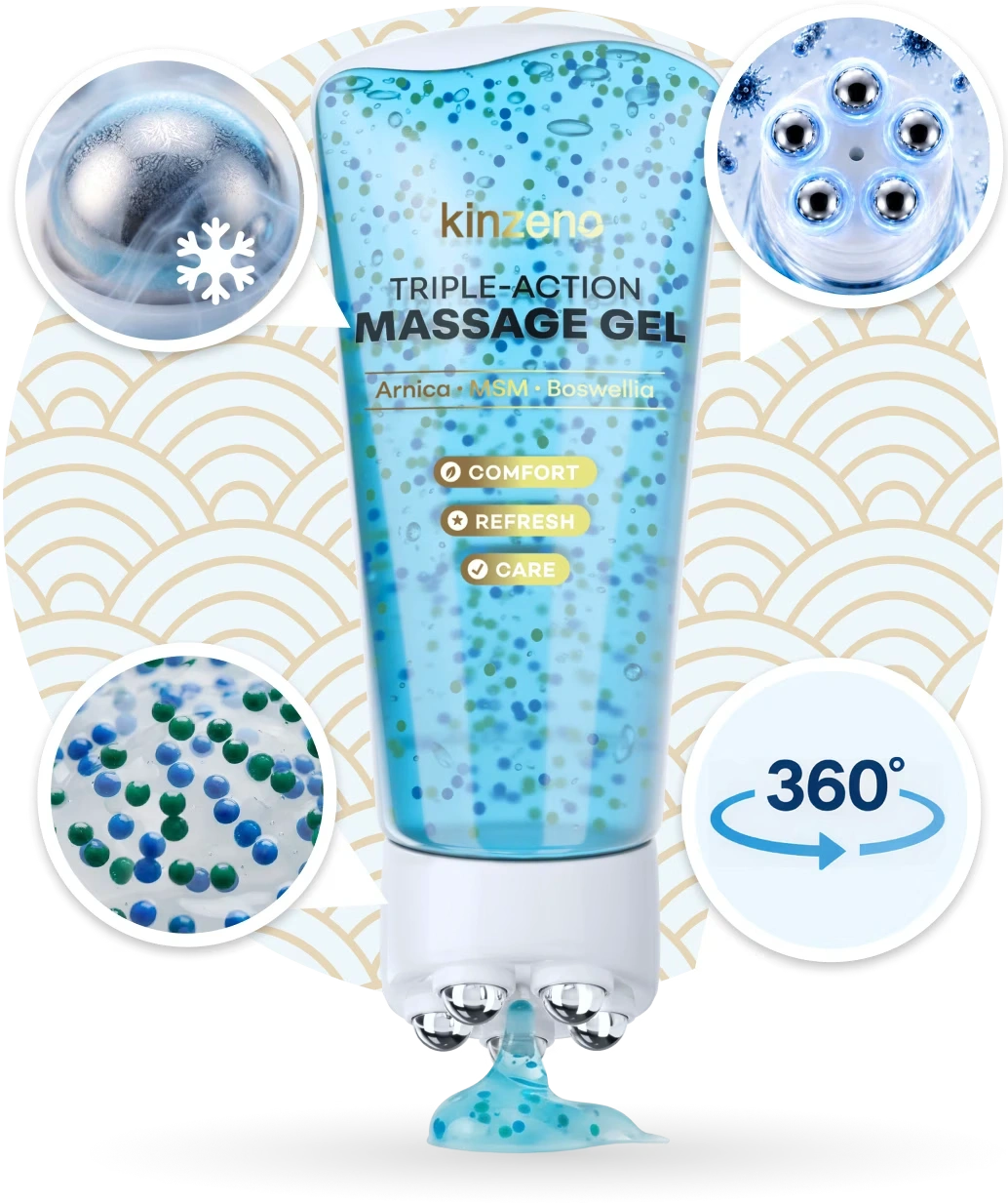 Kinzeno Magnetic Gel Roller Science Behind