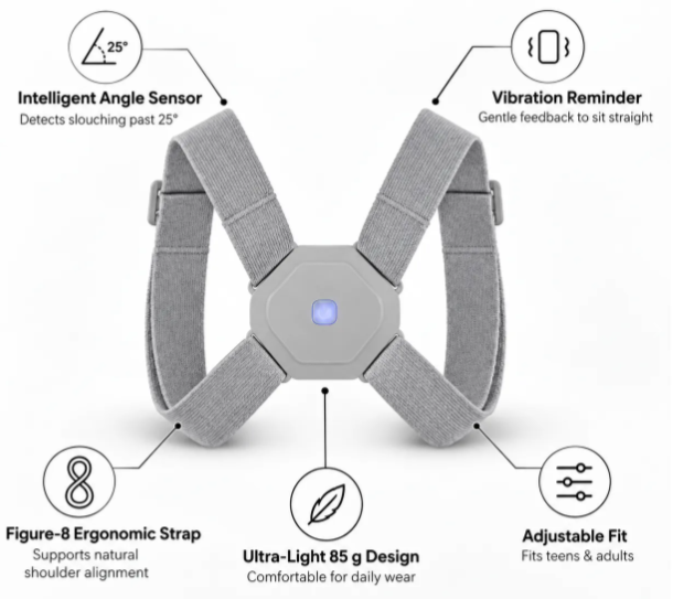 Straivo Posture Corrector Features