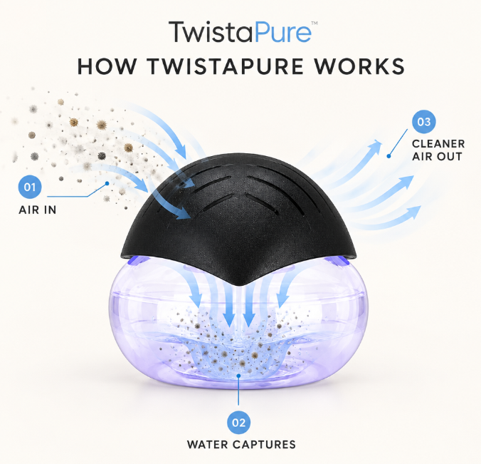 TwistaPure Air Purifier - Work